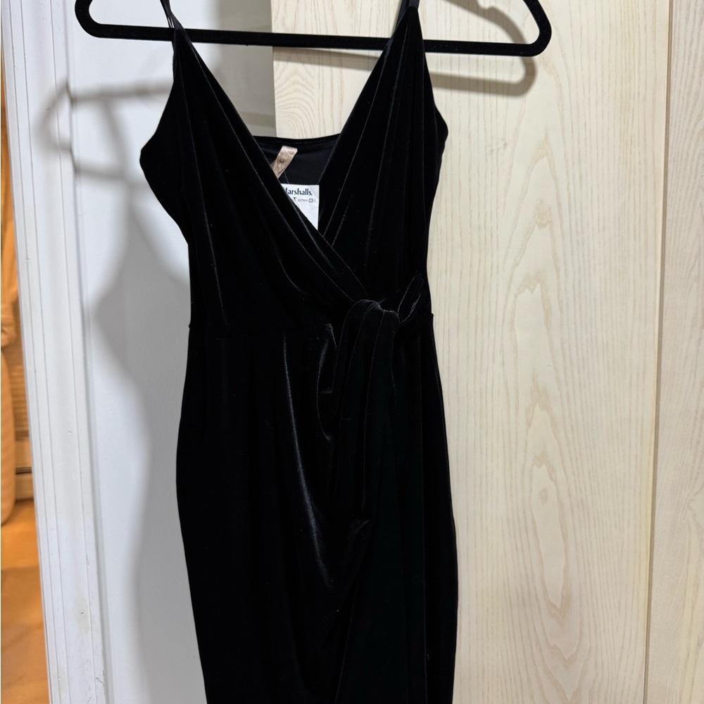 Bailey 44 Black Velvet Wrap Dress